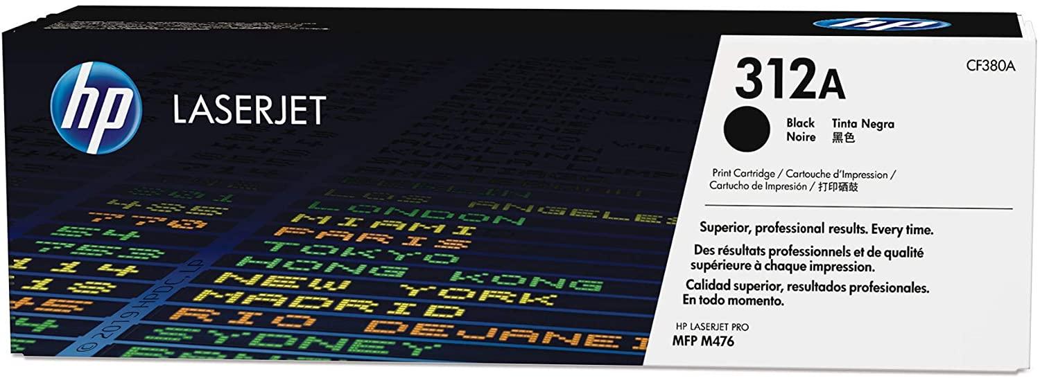 HP 312A Black Original LaserJet Toner Cartridge - CF380A - eBuy UAE